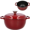 Emajlirani lijevani lonac - bordo, 4 L - 11 
