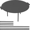 Grill tava, lijevano željezo, fi 44 cm - 8 