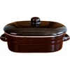 Kameni lonac - lonac za mast, duguljast s poklopcem 0,75L ['lonci za mast', ' lonac za mast', ' lonac od gline za mast', ' kameni lonac za mast', ' kameni lonac za mast', ' lonac za mast kameni\r\n']