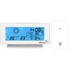 Meteorološka stanica RCC, DCF – elektronička, bežična, s osvijetljenim senzorom, bijela - 6 