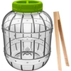 Nerazbijajuća, višenamjenska staklenka za kiseljenje + kliješta, 5L ['kiseli krastavci', ' kiseli karfiol', ' kisla repa', ' cikla kvas', ' plastična staklenka', ' plastična tegla', ' domaći kiseli proizvodi', ' staklenka 5L', ' staklenka s certifikatom za kiseljenje', ' kliješta za krastavce', ' staklenka s kliještima']