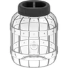 Netlomljiva, višenamjenska staklenka s crnim poklopcem, 3L ['staklenke za konzerve', ' staklenka', ' staklenka za krastavce', ' za likere', ' staklenka 3 l', ' staklenka s certifikatom', ' netlomljiva staklenka', ' univerzalna staklenka', ' višenamjenska staklenka', ' staklenka za konzerve', ' plastična staklenka', ' staklenka od plastike']