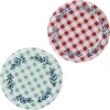 Poklopac fi 43 karirani - 10 kom. ['poklopci', ' čepovi', ' za staklenke', ' za weck staklenke', ' za prerađevine', ' poklopac', ' čep', ' za staklenku fi 43', ' fi43']