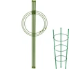 Prstenasta potpora za biljke 3 prstena 0,5m ['potpora za biljke', ' prstenasta potpora za grmlje', ' vrtna potpora', ' potpora za ruže', ' vrtna pergola', ' obujmica za biljke', ' potporanj za biljke', ' cvjetna potpora', ' potpora za sobne biljke', ' potpora za hortenzije', ' potpora za borovnice', ' potpora za penjačice', ' zelena potpora', ' tamnozelena potpora za biljke', ' čelična potpora za biljke s prstenovima']