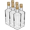 Pryncypalna boca 500 ml s čepom, 6 kom. ['ukrasna boca', ' boca za votku', ' boca za alkohol', ' boca za liker', ' ukrasne boce']
