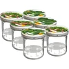 Staklenka 350 ml s poklopcem i pritiskom - 6 kom. ['staklenke', ' male staklenke', ' staklenka', ' staklena staklenka', ' staklene staklenke', ' staklenka s poklopcem', ' staklenke za konzerve', ' staklenka za konzerviranje', ' staklenke za konzerviranje', ' staklenke za začine', ' staklenka za džem', ' staklenka za konfiture', ' staklenka za med', ' staklenka za med', ' pritisak', ' pritisak za konzerve', ' pritisak za staklenke']