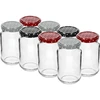Staklenka TO 190ml s poklopcem u boji fi 53 - 8 kom. ['staklenke', ' male staklenke', ' staklenka', ' staklena staklenka', ' staklene staklenke', ' staklenka s poklopcem', ' staklenke za konzerve', ' staklenka za konzerviranje', ' staklenke za konzerviranje', ' staklenke za začine', ' staklenka za džem', ' staklenka za konfiture', ' staklenka za med', ' staklenke TO 190 ml']