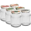 Staklenka TO 720 ml s poklopcem u boji fi 82/6 - 6 kom. ['set staklenki', ' staklenke za džemove', ' staklenka za prerađevine', ' staklenka za prerađevine', ' staklenke s poklopcima', ' staklenke fi 82', ' staklenke s poklopcima u boji', ' staklenke za prerađevine', ' staklenke za konzerviranje', ' staklenke za meso', ' staklenka', ' staklenke za pasterizaciju', ' meso u staklenci']