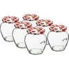 Staklenka TO Amfora 580 ml s poklopcem u boji fi82/6-6kom. - 8 