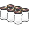 Staklenka TO Četvrt 250 ml s poklopcem fi 66 - 6 kom ['staklenke s poklopcima', ' twist-off staklenke', ' za džemove', ' za kompote', ' za prerađevine', ' za salate', ' ukrasni poklopci']