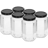 Staklenka twist off 385ml s crnim poklopcem fi 63, 6 kom. ['ukrasne staklenke', ' staklenke', ' staklenke s poklopcima', ' staklenke za konzerve', ' elegantne staklenke', ' staklenke za džem', ' staklenke za konzerve', ' staklenke za smočnicu', ' set staklenki', ' staklenke s poklopcima', ' šuma u staklenci', ' ukrasne staklenke', ' ukrasna staklenka', ' staklenka za meso', ' meso u staklenci', ' meso u staklenci']