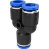 Utična spojka 10 mm, tip Y - 1 kom. ['pribor za destilator', ' modularni destilator', ' spojka za cijevi', ' Y spojka']