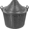 Vrtna plastična košara s poklopcem za damižanu 10 L ['vrtna košara za damižanu', ' za vino', ' košara za domaće vino', ' košara za vinsku damižanu', ' košarica za vino', ' košara za damižanu za vino', ' plastična košara za damižanu', ' plastična košara s ručkama', ' okrugla košara za damižanu i za vrt', ' košara s odvojenim poklopcem za damižanu 10 L']