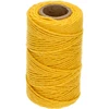 Žuta pamučna špaga 2 mm/55 m/100 g ['pamučna špaga', ' pamučni konopac', ' špaga za osjetljive biljke', ' prirodni konopac', ' ekološki konopac', ' špaga za makrame', ' špaga za vezivanje', ' špaga za rukotvorine', ' špaga za stezanje', ' žuta špaga', ' žuti konopac']
