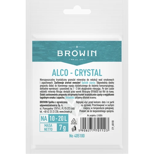 Alco-crystal - sredstvo za poboljšanje svojstava alkohola
