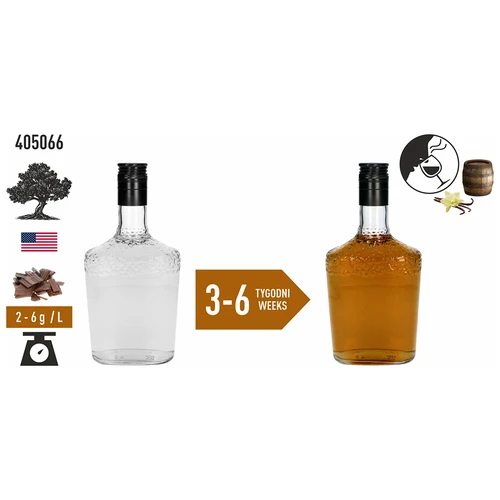 Američki hrastovi listići, jako pečeni, iz bačvi od bourbona, 50 g - 6