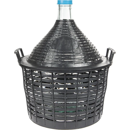 Balon za vino 20 L u plastičnoj košari