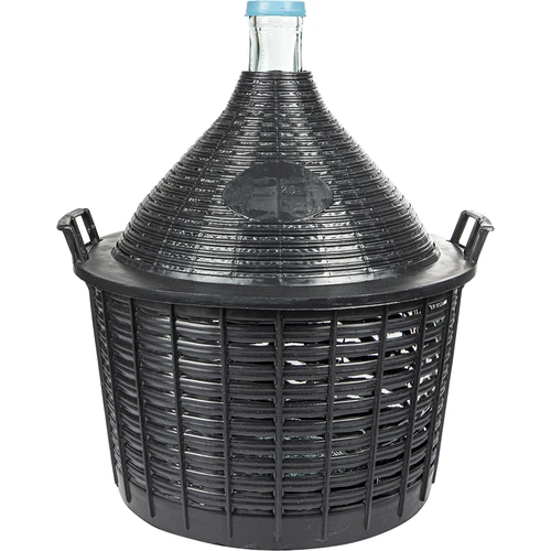 Balon za vino 25 L u plastičnoj košari