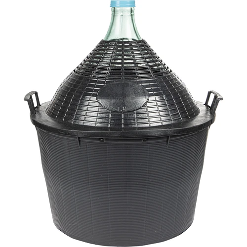 Balon za vino 34 L u plastičnoj košari