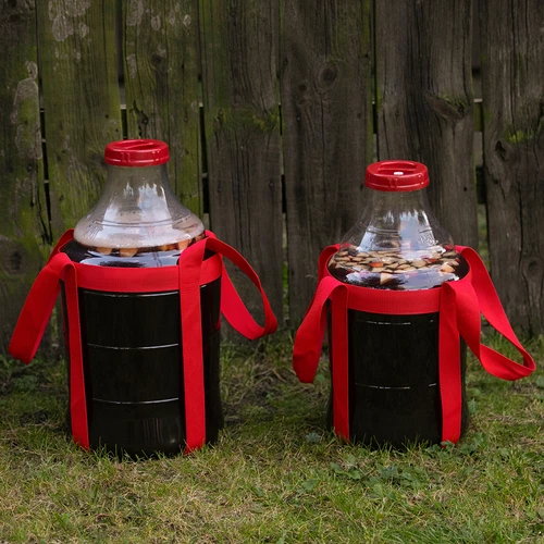 Balon za vino lagan, nelomljiv, s remenima, 15 L - 11