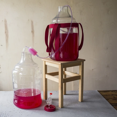 Balon za vino lagan, nelomljiv, s remenima, 25 L - 19