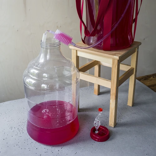 Balon za vino lagan, nelomljiv, s remenima, 25 L - 20