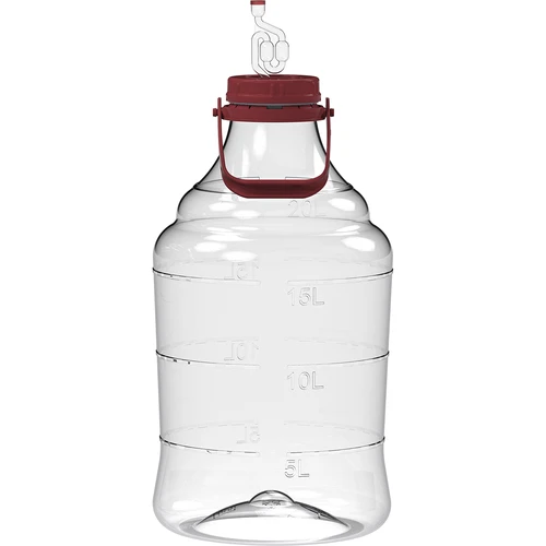 Balon za vino lagan, nelomljiv s ručkom, 20 L