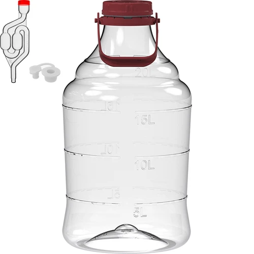 Balon za vino lagan, nelomljiv s ručkom, 20 L - 2