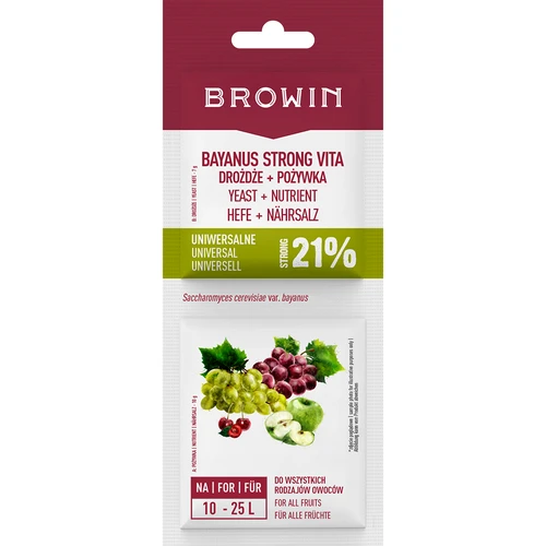 Bayanus kvasac + hranjiva tvar - Univerzalno - 21%, 17 g
