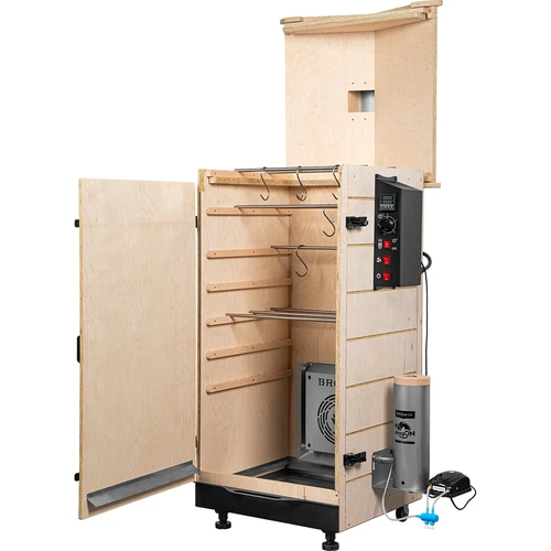 Bezokvirna pušnica dragON PLYWOOD NATURE s digitalnim kontrolerom, 200 L - 3