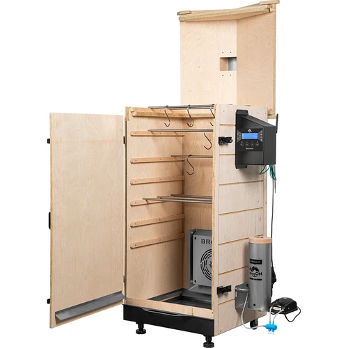Bezokvirna pušnica dragON PLYWOOD NATURE s Wi-Fi upravljačem, 200L - 3