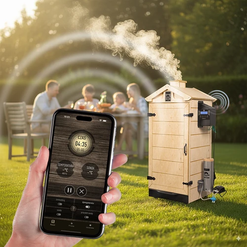 Bezokvirna pušnica dragON PLYWOOD NATURE s Wi-Fi upravljačem, 200L - 9