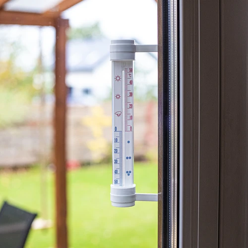 Bijeli vanjski termometar (-50°C do +50°C) 27cm - 2