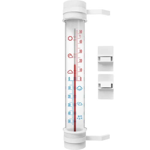 Bijeli vanjski termometar (-50°C do +50°C) 27cm
