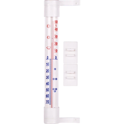 Bijeli vanjski termometar (-60°C do +50°C) 23cm