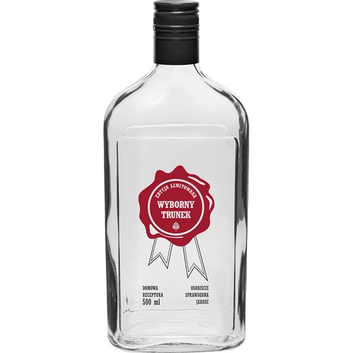 Boca 500 ml s navojnim čepom, s tiskom „Vrhunski napitak”, 1 kom.