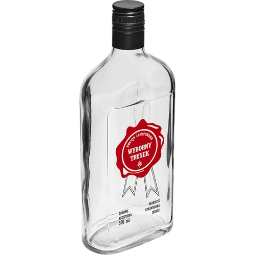 Boca 500 ml s navojnim čepom, s tiskom „Vrhunski napitak”, 1 kom. - 2