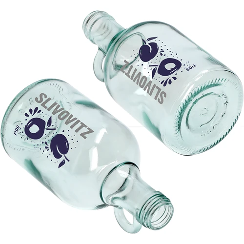 Boca 0,5 L s čepom i dvobojnim tiskom Slivovitz - 4 kom. - 6