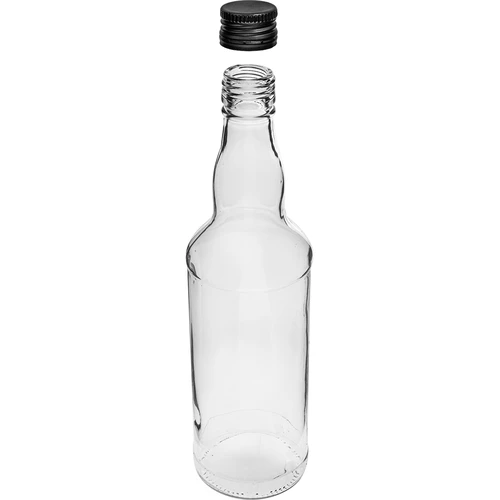 Boca 500 ml za votku, s crnim navojnim čepom, 6 kom. - 4