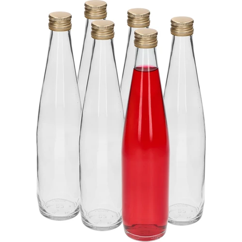 Boca Club 500 ml sa zlatnim navojnim čepom, set 6 kom. - 3