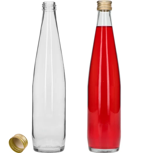 Boca Club 500 ml sa zlatnim navojnim čepom, set 6 kom. - 4