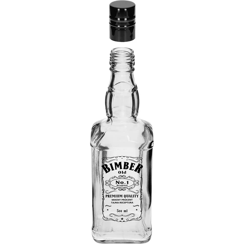 Boca Daniels 500 ml s čepom, natpis „Bimber OLD”, 1 kom. - 2