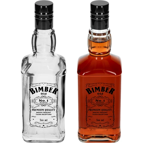 Boca Daniels 500 ml s čepom, natpis „Bimber OLD”, 1 kom. - 3