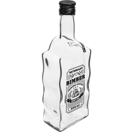 Boca Klasztorna 500 ml s navojnim čepom, natpis „Bimber”, 1 kom.