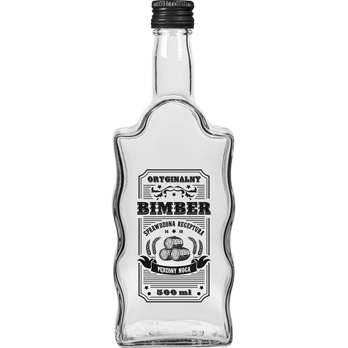 Boca Klasztorna 500 ml s navojnim čepom, natpis „Bimber”, 1 kom. - 3