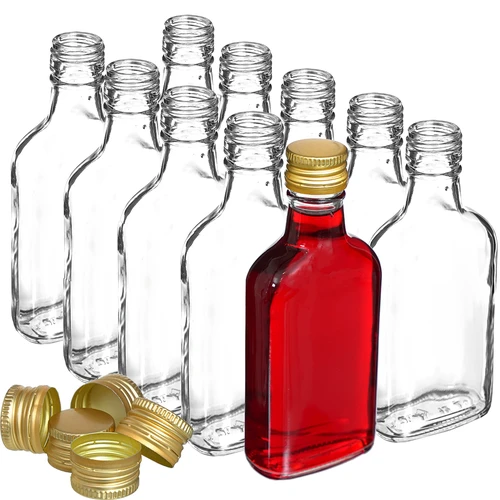 Boca za likere pljoska s čepom 200 ml 10 kom - 2