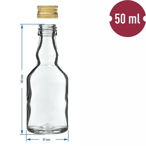 Bočica Maluch 50 ml s čepom - 10 kom. - 6