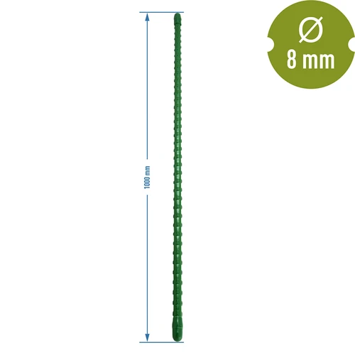 Čelični štap obložen PE 1m x 8mm - 2