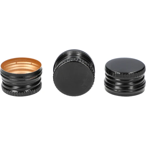 Čep za boce fi 28/18 mm – crni, 8 kom. - 2