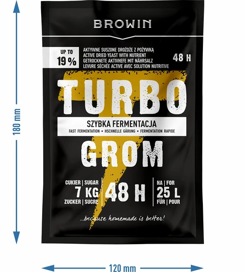 Destilacijski kvasac Turbo Grom 48h - 4